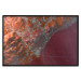 Wall Poster Barcelona Vicinity - abstract and red composition of Barcelona map 135700 additionalThumb 16