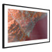 Wall Poster Barcelona Vicinity - abstract and red composition of Barcelona map 135700 additionalThumb 2