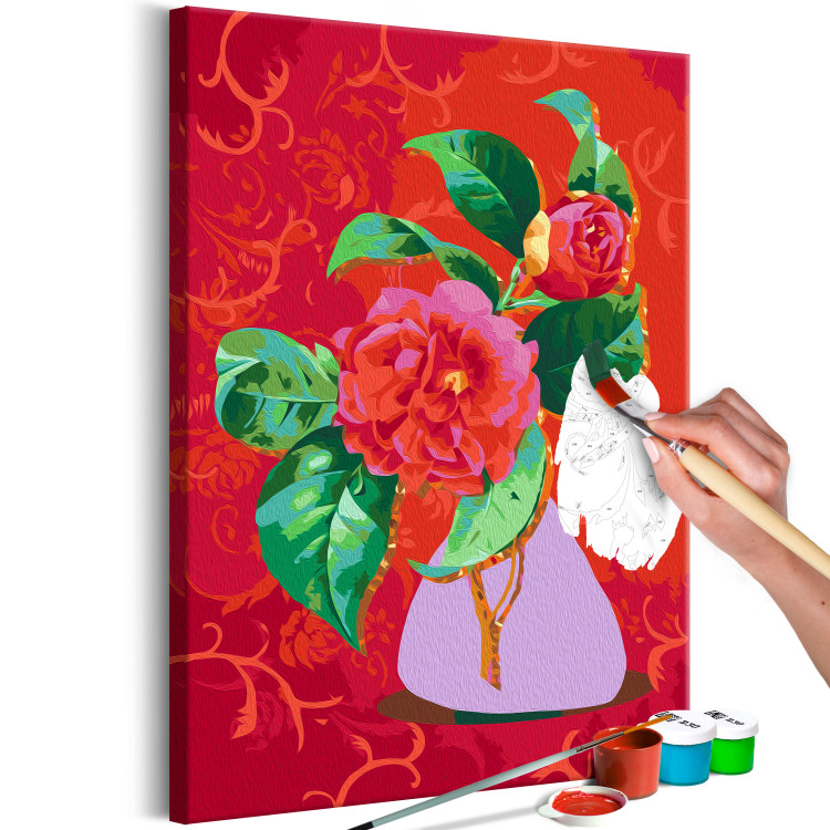 Paint by number Bouquet in a Purple Vase 136500 additionalImage 5