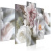 Canvas Print Spring Garden (5-piece) Wide - flowers on light canvas 143500 additionalThumb 2