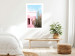 Wall Poster Miami Cactus - A Pink Holiday Home Against a Blue Sky and Light 144500 additionalThumb 3