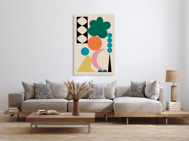 Canvas Print Colorful Composition - Arrangement of Colorful Abstract Elements 149900 additionalImage 3