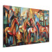 Large canvas print Cubist Horses - A Geometric Composition Inspired by Picasso’s Style [Large Format] 151100 additionalThumb 3