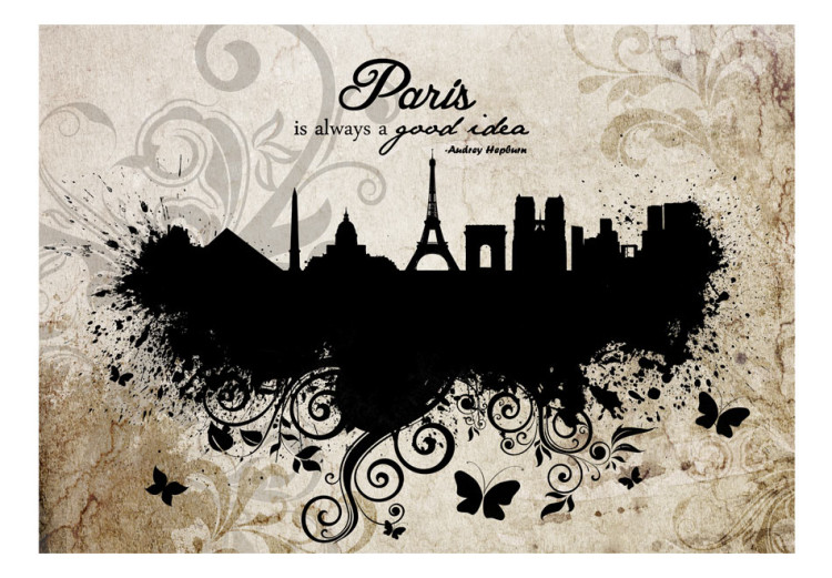Wall Mural Paris is always a good idea - vintage 59900 additionalImage 1