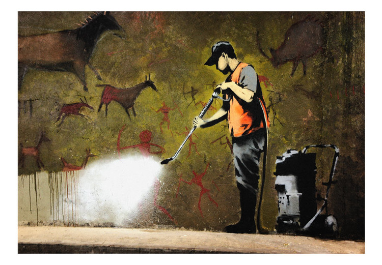 Wall Mural Banksy - Cave Painting 62300 additionalImage 1