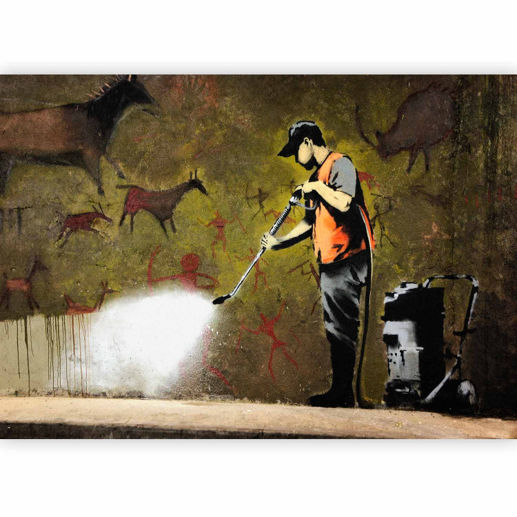 Wall Mural Banksy - Cave Painting 62300 additionalImage 1