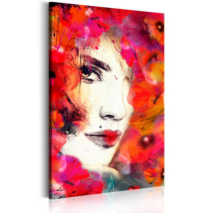 Canvas Woman in Poppies 64400 additionalImage 2