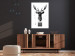 Wall Poster Abstract Antlers - black and white abstract composition with a deer 114310 additionalThumb 23