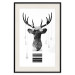 Wall Poster Abstract Antlers - black and white abstract composition with a deer 114310 additionalThumb 18