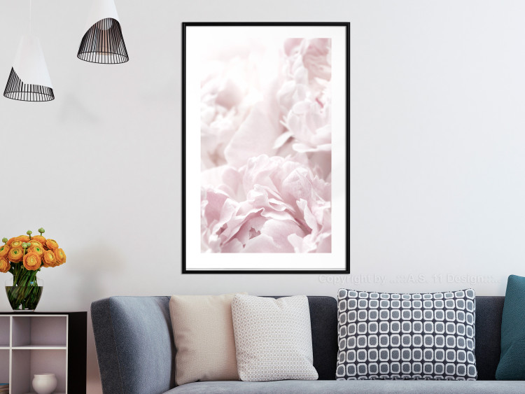 Wall Poster Fluffy peonies - botanical composition with flowers with pink petals 115010 additionalImage 4