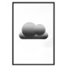 Poster Black Cloud - figures bathed in grays and white background 116610 additionalThumb 15