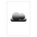 Poster Black Cloud - figures bathed in grays and white background 116610 additionalThumb 25