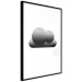 Poster Black Cloud - figures bathed in grays and white background 116610 additionalThumb 13