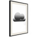 Poster Black Cloud - figures bathed in grays and white background 116610 additionalThumb 3