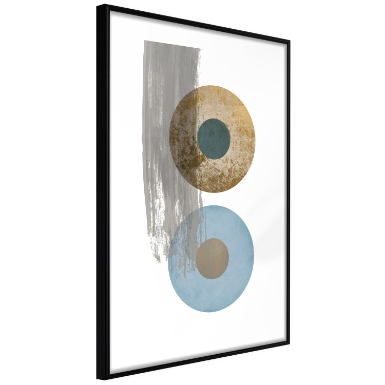 Poster Abstract Symmetry - geometric colorful composition in four circles 117910 additionalImage 11
