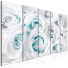 Canvas Print Rose bouquet - a five-piece composition with white rose buds 123210 additionalThumb 2