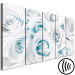 Canvas Print Rose bouquet - a five-piece composition with white rose buds 123210 additionalThumb 6
