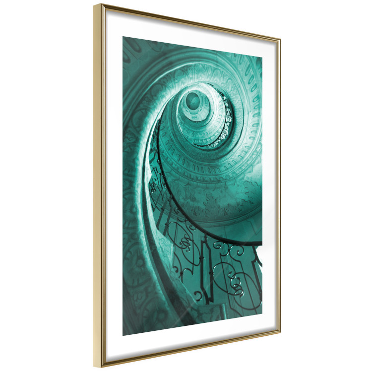 Wall Poster Architectural Spiral - spiral staircase as architectural work 123610 additionalImage 6