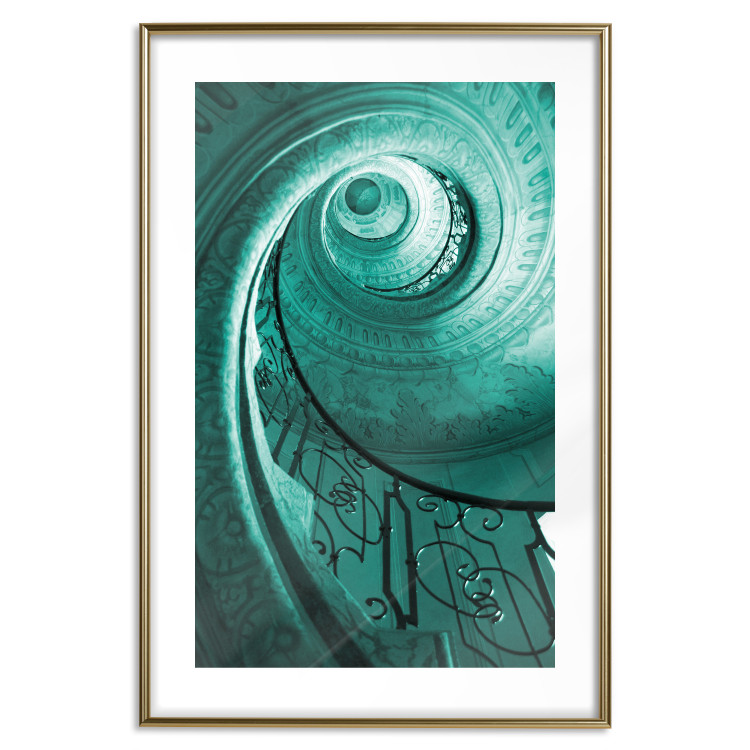 Wall Poster Architectural Spiral - spiral staircase as architectural work 123610 additionalImage 14