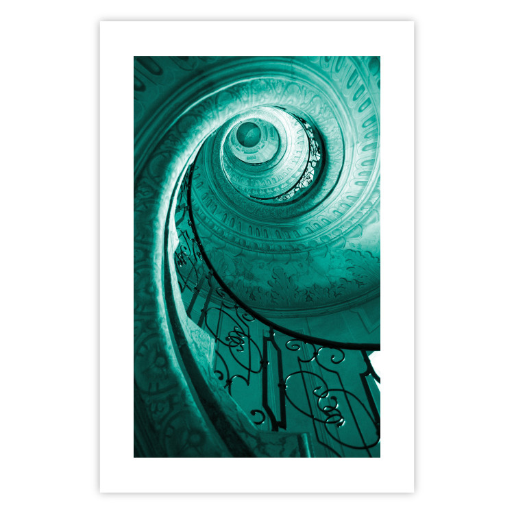 Wall Poster Architectural Spiral - spiral staircase as architectural work 123610 additionalImage 19