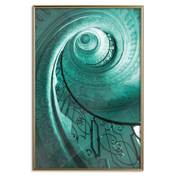 Wall Poster Architectural Spiral - spiral staircase as architectural work 123610 additionalImage 16