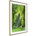 Poster Nature Rebirth - landscape of a green forest with sunbeams 126210 additionalThumb 12