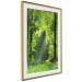 Poster Nature Rebirth - landscape of a green forest with sunbeams 126210 additionalThumb 6