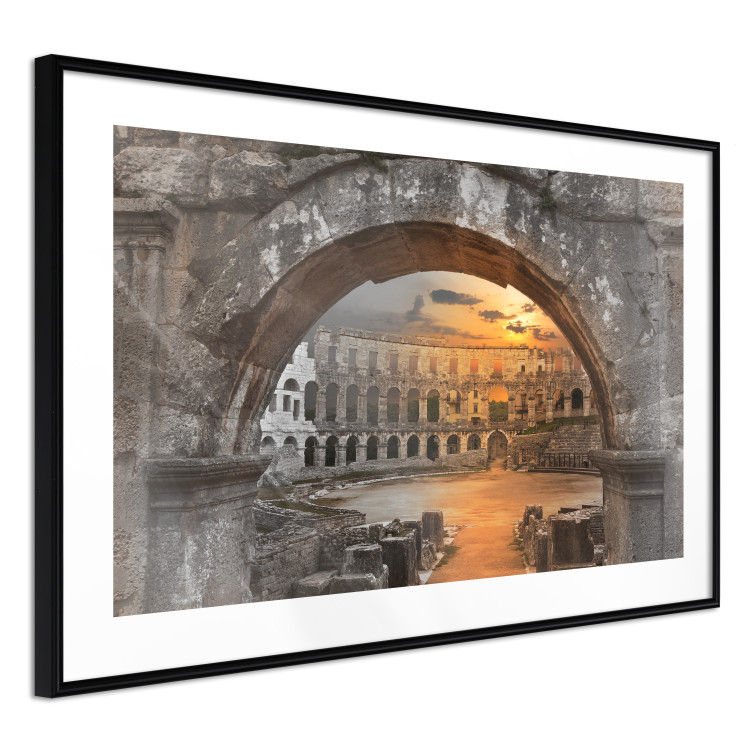 Wall Poster Roman Theater - very old stone architecture in the city of Rome 128610 additionalImage 11