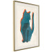 Poster Feline Moods - abstract two-color cat on light beige background 129610 additionalThumb 3