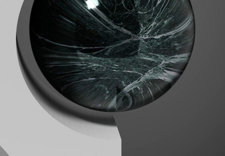 Wall Poster Glass Eye - abstract shapes with dark accents on a light background 129910 additionalImage 9
