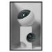 Wall Poster Glass Eye - abstract shapes with dark accents on a light background 129910 additionalThumb 16