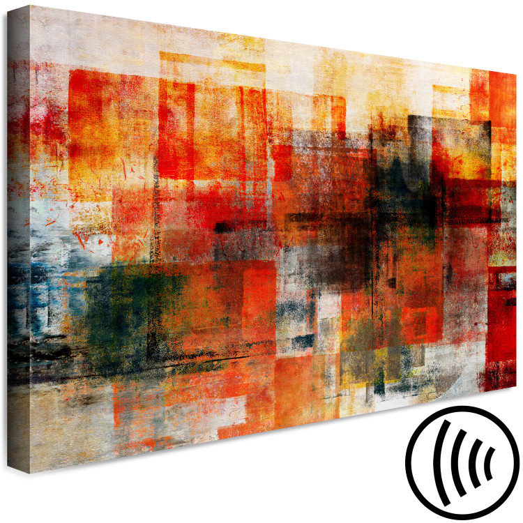 Canvas Art Print Painterly Braid (1-piece) Wide - artistic abstraction 131710 additionalImage 6