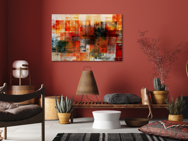 Canvas Art Print Painterly Braid (1-piece) Wide - artistic abstraction 131710 additionalImage 3
