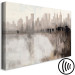 Canvas Art Print Urban downpour - blurry landscape of city and people during rain 132210 additionalThumb 6