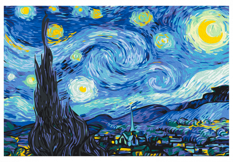 Paint by number Van Gogh's Starry Night 132410 additionalImage 6
