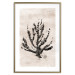 Wall Poster Sea Plant - black plant composition on a beige textured background 134510 additionalThumb 14