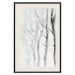 Poster Path to Nature - abstract composition of black trees on a white background 134810 additionalThumb 19