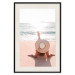 Poster Countryside on the Beach - a summer landscape with a woman against a calm sea backdrop 135910 additionalThumb 17