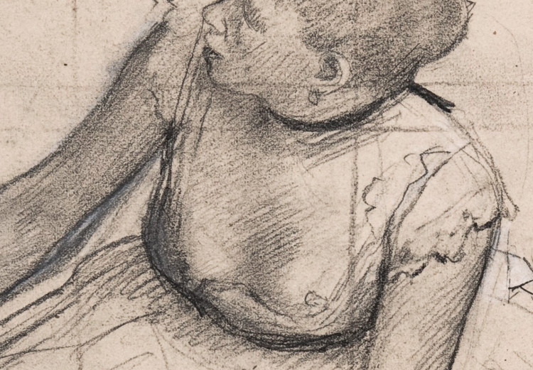 Canvas Edgar Degas: Dancer Adjusting Her Slipper (1 Part) Vertical 137310 additionalImage 4