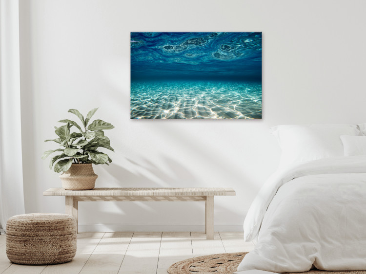 Canvas Blue Ocean - Sea Depth With Waves and Turquoise Sand 147710 additionalImage 3