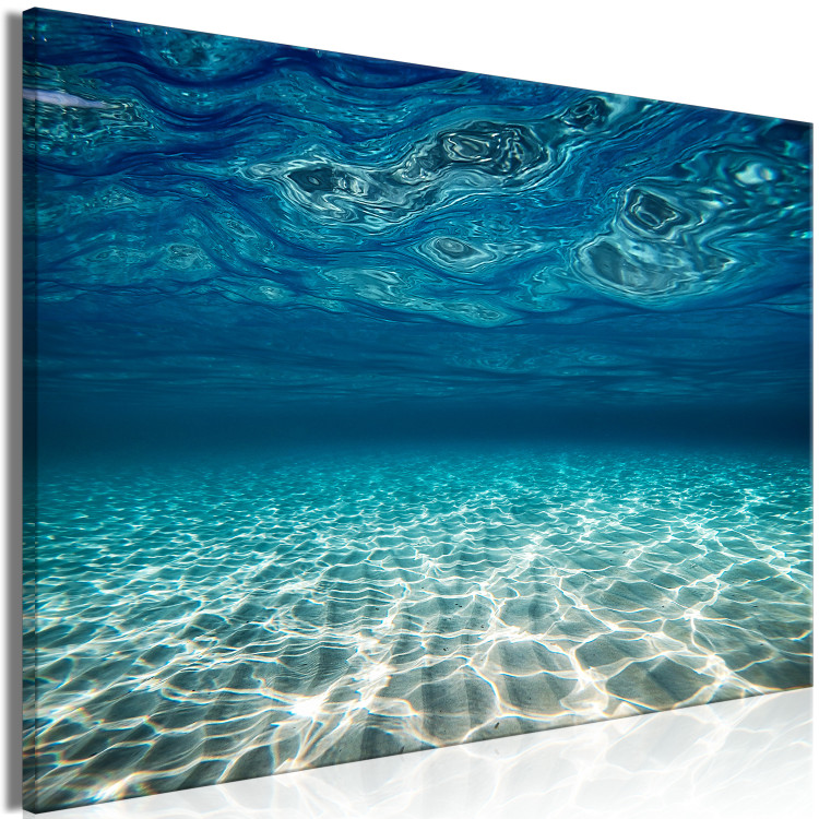 Canvas Blue Ocean - Sea Depth With Waves and Turquoise Sand 147710 additionalImage 2