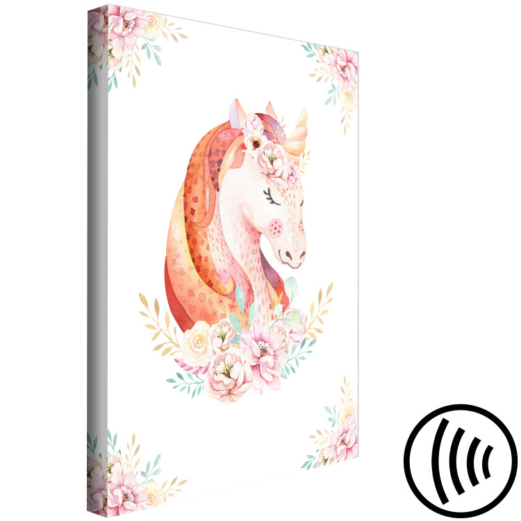 Canvas Unicorn for Kids - Children’s Illustration Painted With Watercolor 149810 additionalImage 6