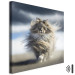 Canvas Print AI Maine Coon Cat - Strutting Animal With Flowing Hair - Square 150110 additionalThumb 8
