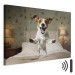 Canvas Art Print AI Dog Jack Russell Terrier - Joyful Animal Jumping From Bed Into Owner’s Arms - Horizontal 150210 additionalThumb 8