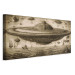 Large canvas print UFO Ship - A Sketch Inspired by the Style of Leonardo Da Vinci [Large Format] 151110 additionalThumb 3