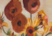 Canvas Flowers Inspired by Van Gogh (1-piece) - Sunflowers in a vase 48610 additionalThumb 2