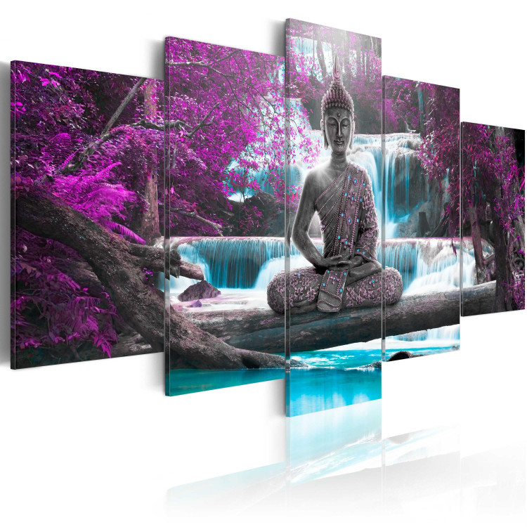 Canvas Art Print Waterfall and Buddha 58810 additionalImage 2