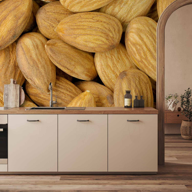 Wall Mural Nutty Flavour - Almond Monolith in Beige Shades for the Kitchen 59810 additionalImage 6