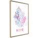 Poster Rome - English text and colorful map of the Italian city on a white background 114320 additionalThumb 6