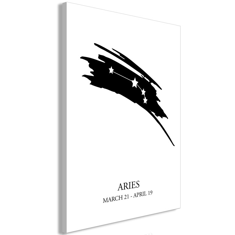 Canvas Aries - Minimalistic graphics with stars and dates 114820 additionalImage 2
